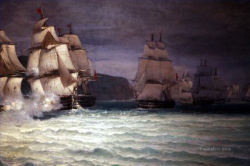 海戦 Painting - コンバット・デュ・ロムルス 2 海戦
